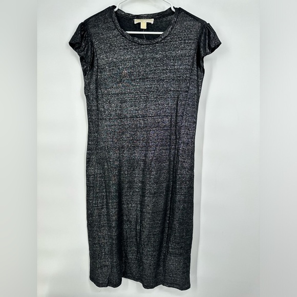 Michael Michael Kors Metallic T-shirt Dress - Picture 1 of 5